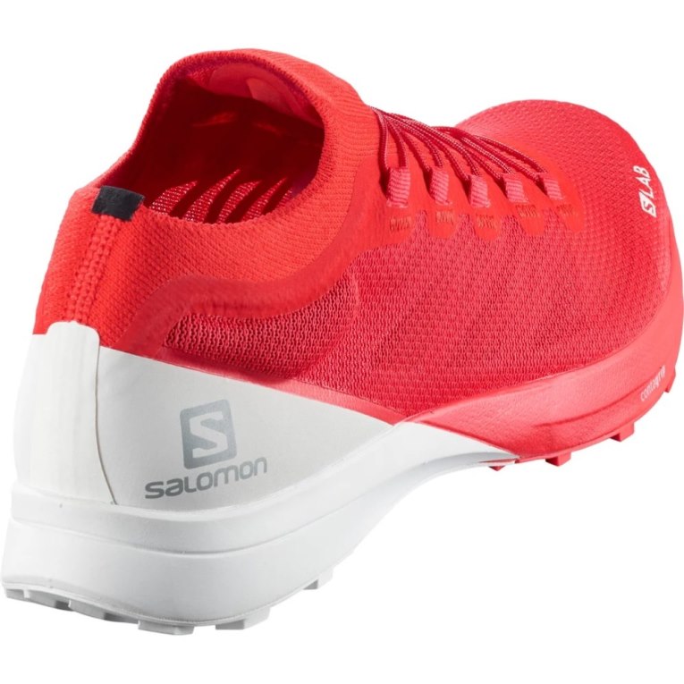 Tenis Para Trail Running Salomon S/Lab Sense 8 Hombre Rojos Blancos | MX KZLX964